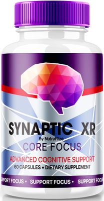 NutraRize Synaptic XR Core Focus Capsules Designed for Effective Memory, Max Formula for Cognitive Health, All Natural Brain Supplement, Reviews 60 Capsules
