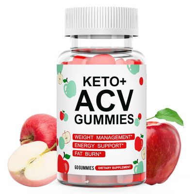 CanineGluca Keto ACV Gummies Advanced Weight Loss - Apple Cider Vinegar for Rapid Fat Burning, Detox Improved Immunity - Gluten-Free Sugar-Free Gummies for Women Men - 60 Gummies