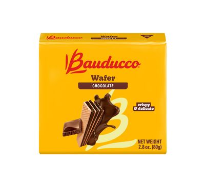Bauducco Chocolate Wafer Cookies, 28 oz Pack of 10 - Crispy Layered Wafers with Rich Chocolate Cream Filling - Indulgent Sweet Snacks, Desserts Treats - Individually Wrapped
