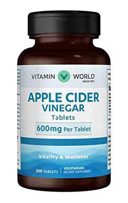 Apple Cider Vinegar 600 mg per tablet 200 tablets