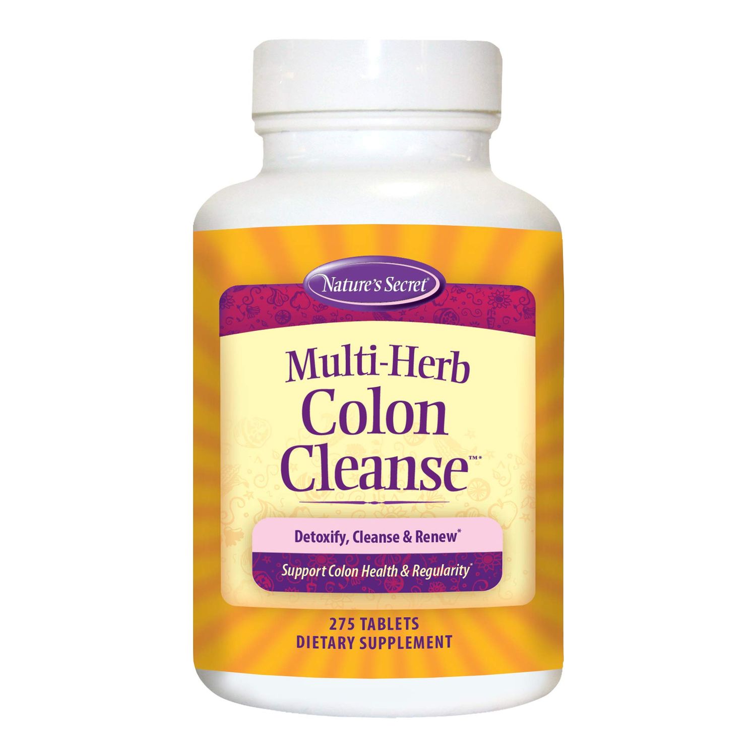 Natures Secret Multi-Herb Colon Cleanse, 275 Tablets