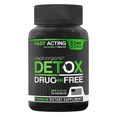 Epic Organicum 5 Day Detox Cleanse Extra Strength Colon Cleanse Liver Detox Promotes Healthy Gut Support Detox Cleanse for Men Women Made in The USA 30 Capsules