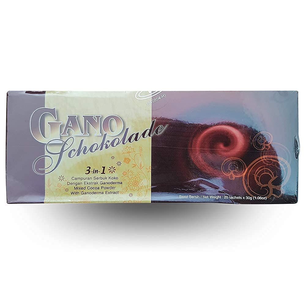 Generic TOTALLYAWESOME Gano Excel Gano Schokolade 3 In 1 With Ganoderma Extract 20 Sachets 1 Box