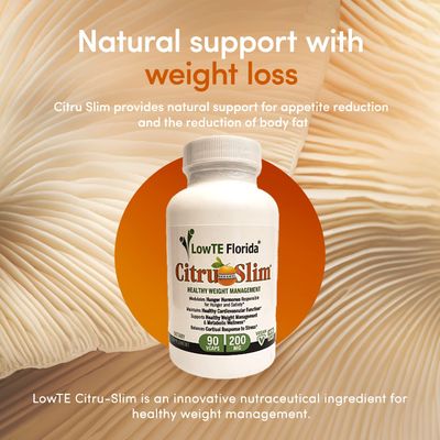 LowTE Florida Citru Slim 200 mg - 90 Capsules Appetite Control, Enhanced Energy Levels Metabolism Support, 30 Day Supply
