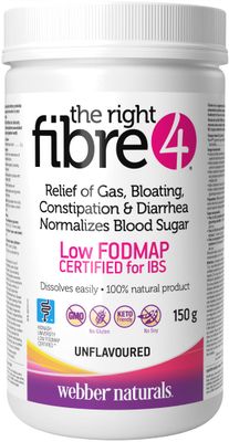 Webber Naturals Fibre 4 Unflavoured, 150 g Powder
