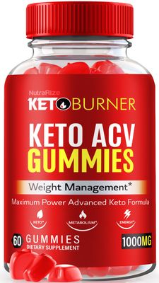NutraRize Keto Burner Keto ACV Gummies for Weight Loss, All Natural Keto Plus Apple Cider Vinegar Gummy, Advanced Keto Formula, Official Brand Reviews 60 Gummies