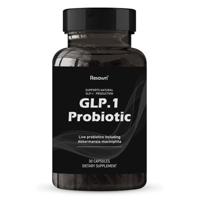 MAPUG GLP-1 Probiotic 30 Capsules - 500M AFU Multi-Strain Probiotic Prebiotic, Naturally Support GLP-1 Production Curb Appetite, Delayed Release, Third-Party Tested, for Men Women 1-Pack