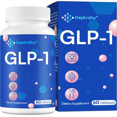 GLP-1 Supplement for Women and Men, GLP1 Supplement GLP-1 Support, GLP Support Core with Hops Extract, Synbiotics, Eriocitrin Support GLP 1 Level Naturally, Natural, Take Before Meal - 1 Pack