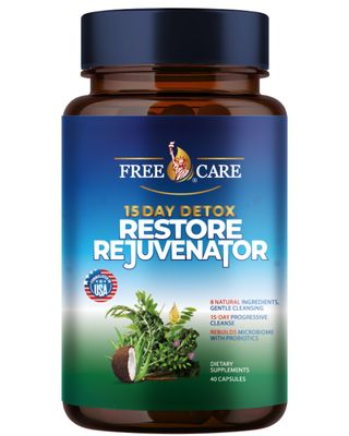 FreeCare 15 Day Gut Cleanse, Colon Broom Cleanser Detox for Weight Loss, Best Weight Loss Pills for Women Men, Laxatives for Weight Loss Fast, Super Colon Cleanse Products, 40 Capsules, 2 Daily