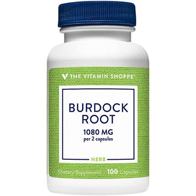 Burdock Root Arctium Lappa 1080mg - A Traditional Herb That Supports Detoxification 100 Capsules by The Vitamin Shoppe