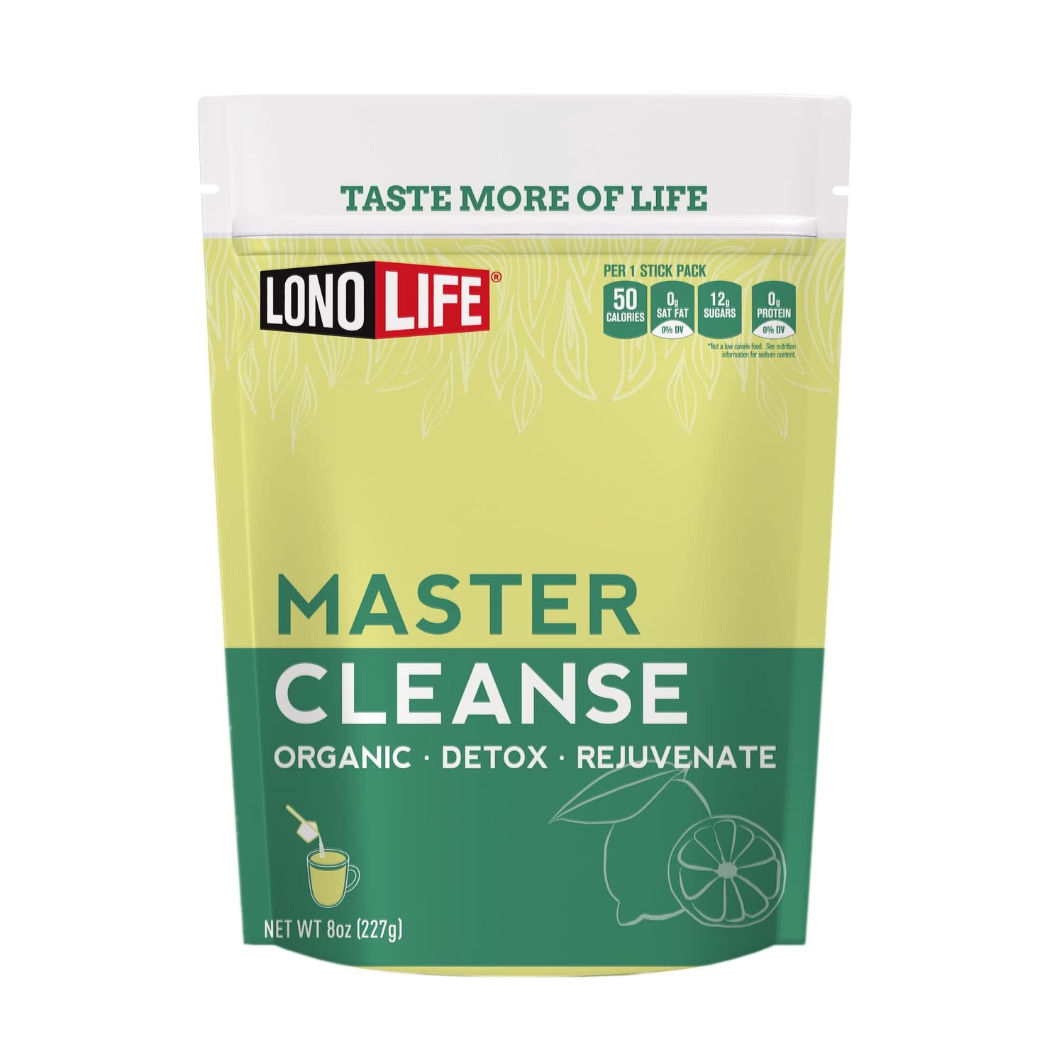 Cleanse Co- Master Cleanse Lemonade - Detox Lemonade Diet Powder - Organic, Gluten-Free - 8 oz Bulk Package- 15 Servings
