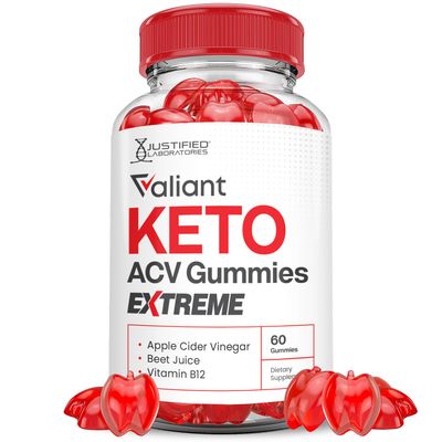Valiant Keto ACV Gummies Extreme 2000MG Valant Keto Gummies Apple Cider Vinegar Formulated with Pomegranate Beet Juice Powder B12 Vegan Non GMO 60 Gummys