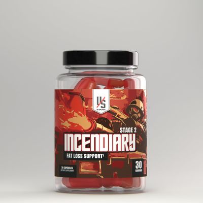 UXO Supplements Incendiary Stage 2: MitoBurn , Pills That Support Weight LossFat Loss, Keto-Diet Friendly, Appetite Suppressent, Upgrade Energy Workout Performance, 30 Capsules