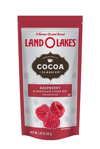 Land O Lakes Cocoa Classics, Raspberry Chocolate Hot Cocoa Mix, 1.25-Ounce Packets Pack of 72