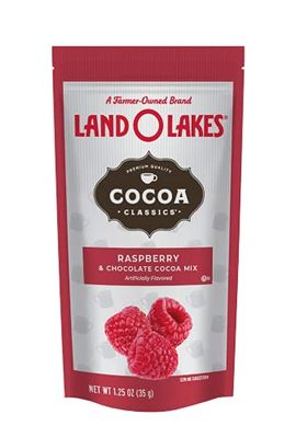 Land O Lakes Cocoa Classics, Raspberry Chocolate Hot Cocoa Mix, 1.25-Ounce Packets Pack of 72