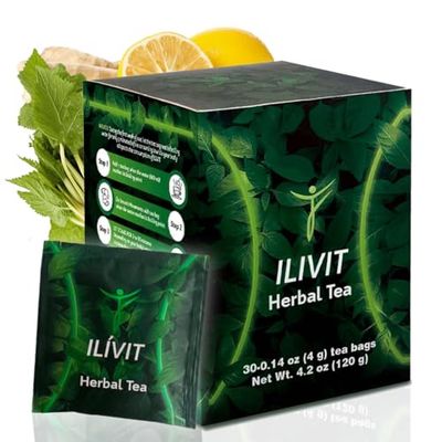 Ilivit Organic Colon Cleanser Detox Tea Colon Cleanse Cleansing Tea For Bloating Relief 30 Bags