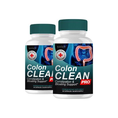 Xevich Colon Clean Pro - Colon Clean Pro Premium Dietary Supplement 2 Pack, 120 Capsules