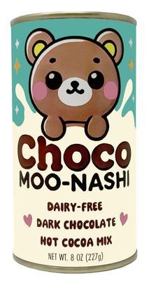 Choco Moo-Nashi Vegan Hot Cocoa Mix, Dairy Free Hot Chocolate, Non-Dairy Hot Chocolate Mix 8 Ounce