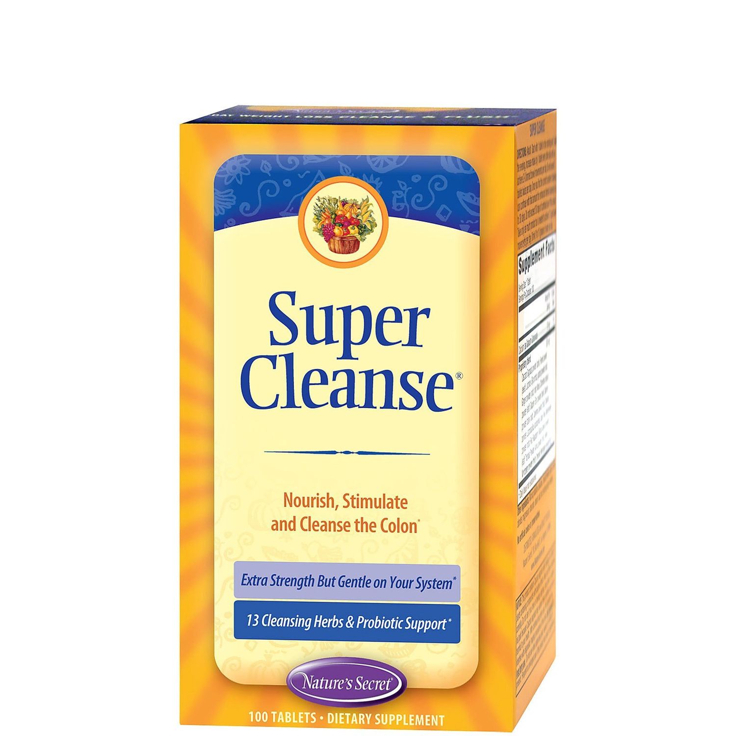 Natures Secret Super Cleanse 100 Tablet
