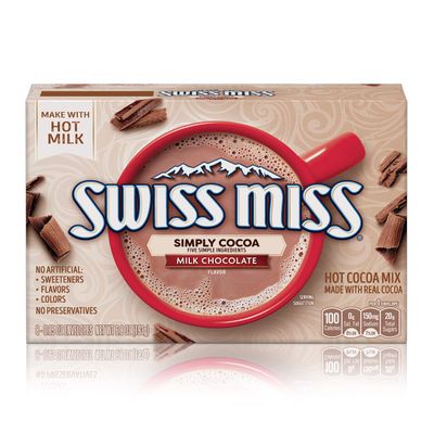 Swiss Miss Simply Cocoa Milk Chocolate Hot Cocoa Mix, 8 ct 6.8 oz