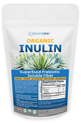 Organic Inulin Powder 16oz1lbs Gentle Agave Inulin Prebiotic Soluble Fiber Supplement for Digestive Support, Gut Health, Vegan Baking, Smoothies Drinks
