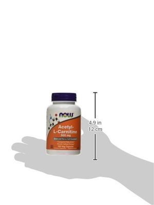Now Foods - Acetyl-L Carnitine, 500 mg, 100 Vcaps
