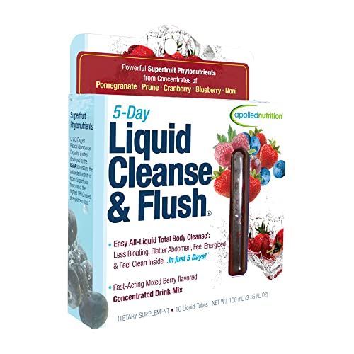 Applied Nutrition 5-Day Liquid Cleanse Flush 10-Twist Tubes 3.4 fl. oz.