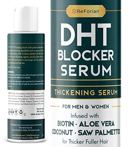 Paisle Botanics Hair Growth Serum for Hair Loss Regrowth for Women Men, Natural Biotin Thickener for Fine Hair, DHT Blocker, Cruelty, Sulfate Paraben Free, 4 oz