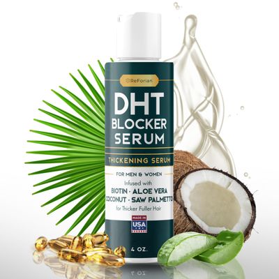 Paisle Botanics Hair Growth Serum for Hair Loss Regrowth for Women Men, Natural Biotin Thickener for Fine Hair, DHT Blocker, Cruelty, Sulfate Paraben Free, 4 oz