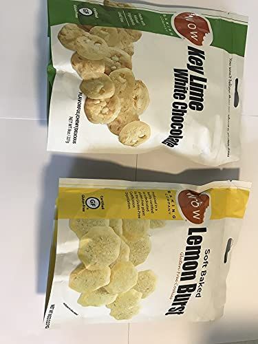 WOW Baking Company Cookies, Lemon Burst, Key Lime White Chocolate, 8-Ounce Variety Bundle Pack of 2