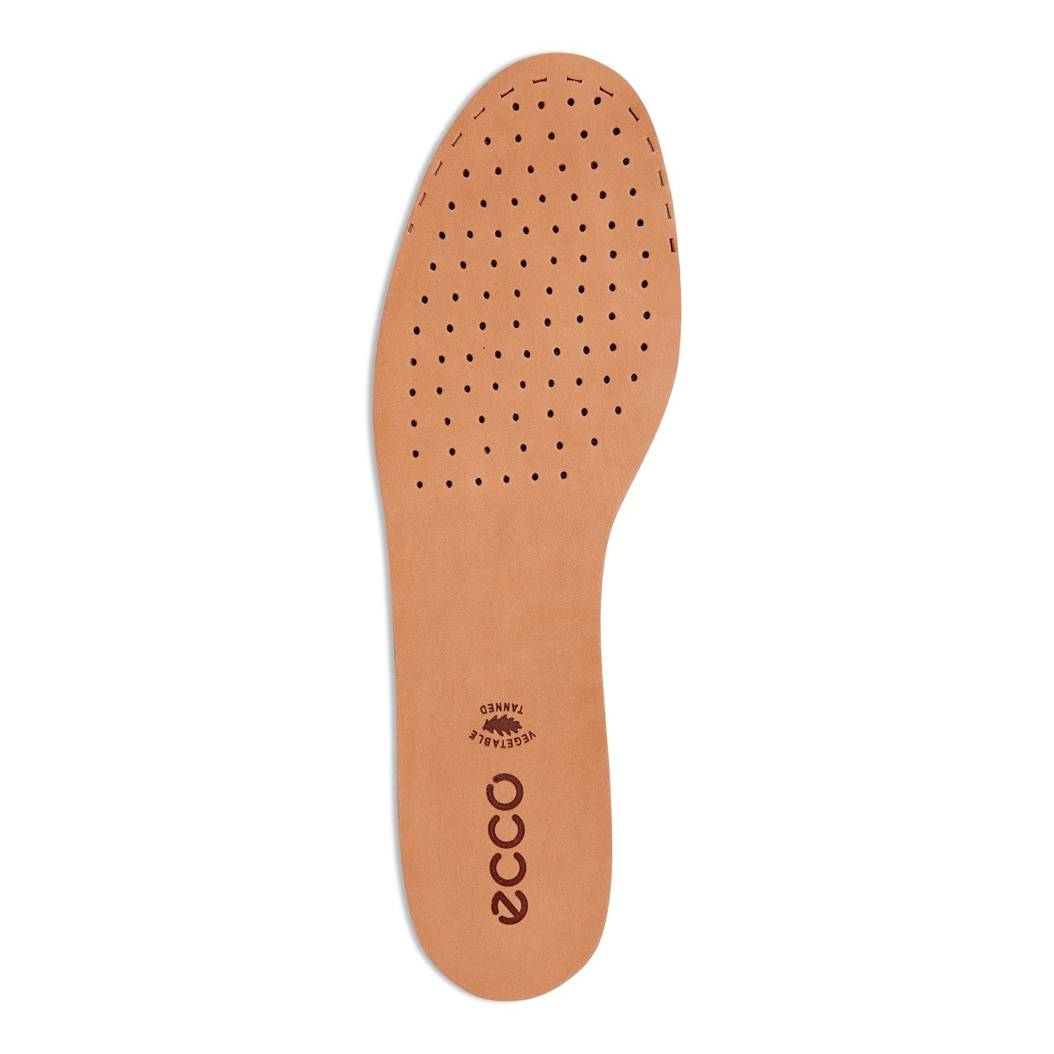ECCO Mens Comfort Slim Leather Insole, Lion Perforated, 6-7.5