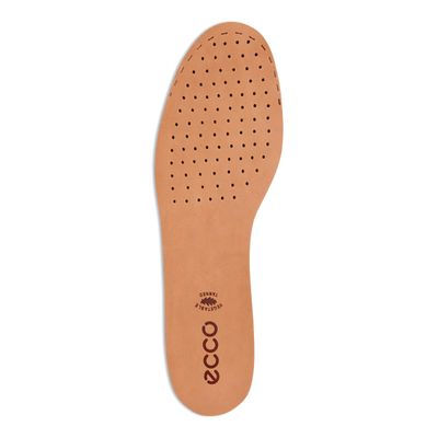 ECCO Mens Comfort Slim Leather Insole, Lion Perforated, 6-7.5