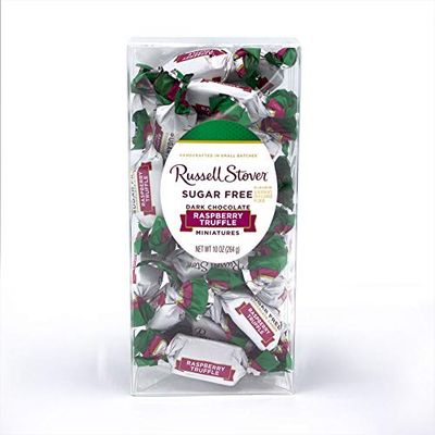Sugar Free Dark Chocolate Raspberry Truffle, 10 oz. box