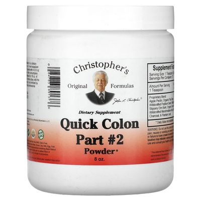 Dr. CHRISTOPHERS, Cleanse Quick Colon D-Tox Powder - 8 oz
