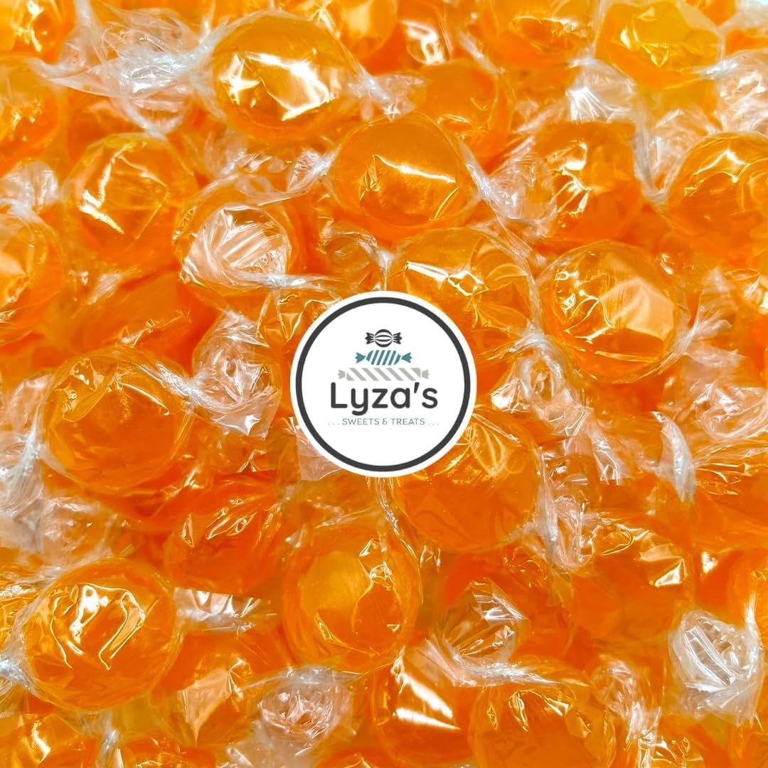SUGAR FREE Butterscotch Discs - Keto Diabetic Friendly Hard Candy Gift by Lyzas Sweets Treats 1 Pound