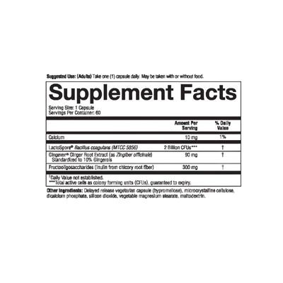 Youtheory 2X Action Probiotic GLP-1 Support Capsule 60 Count