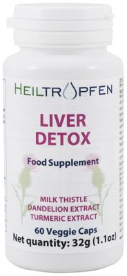 Heiltropfen Liver Detox Vegetarian caps 60 Capsules Dietary Supplement