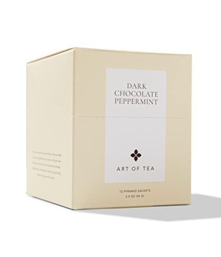 Art of Tea 12 Count Sampler Box Dark Chocolate Peppermint Dessert Tea