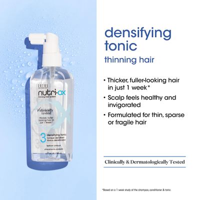 NUTRI-OX Densifying Tonic Thicker, Fuller-Looking Hair For Extremely Thin Hair 30-Day Supply Color-Safe