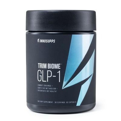 Inno Supps Trim Biome GLP-1 Weight Loss Prebiotic Probiotic Postbiotic Appetite Metabolism Support Digestive Health Akkermansia Berberine 60 Capsules. 30 Servings
