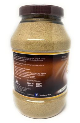 Fibra Kania Natural Fiber Powder Pecan Flavor 23 Ounces, Pecan - Nut