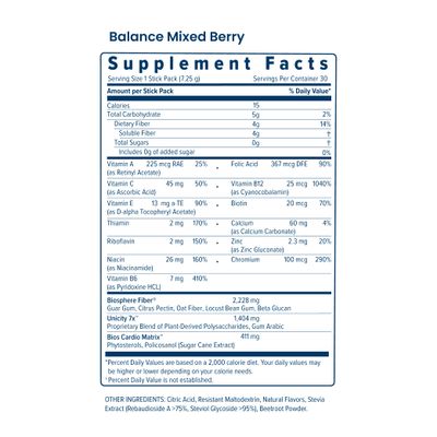 Unicity Balance Mixed Berry Stick Packs 30 Count