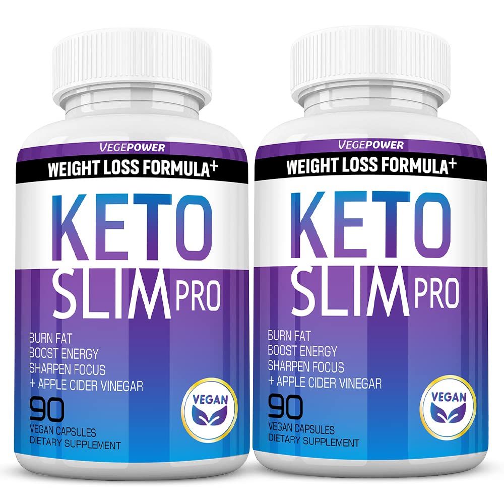 VEGEPOWER Keto Weight Loss Pills - Fat Burner for Women and Men with Apple Cider Vinegar - Natural Appetite Suppressant, Weight Management Metabolism Booster - 180 Keto ACV Capsules
