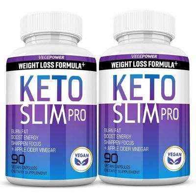 VEGEPOWER Keto Weight Loss Pills - Fat Burner for Women and Men with Apple Cider Vinegar - Natural Appetite Suppressant, Weight Management Metabolism Booster - 180 Keto ACV Capsules