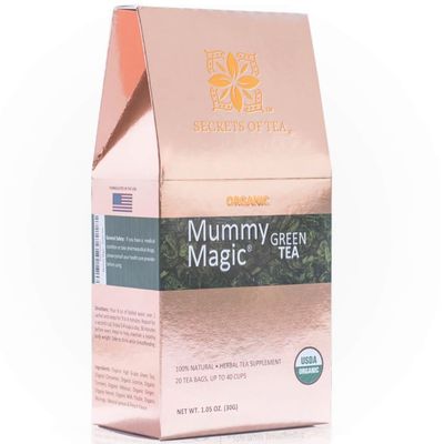 Mummy Magic Slim Tea- Natural Postpartum tea- Safe Whiole Breastfeeding- Caffeing Free- 40 Serviings
