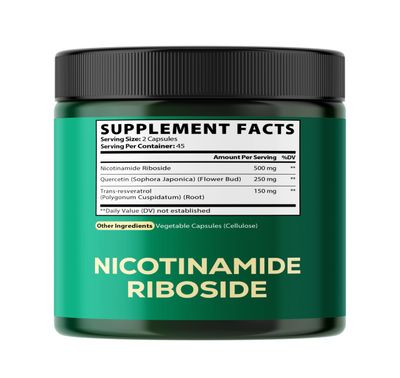 Satoomi NAD Supplement with Liposomal Nicotinamide Riboside 900 mg NR, Resveratrol, Quercetin - Cellular Energy Repair, Vitality, Healthy Aging - 90 Count
