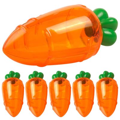 LUOZZY 6pcs Carrot Shaped Candy Box Easter Carrot Shaped Gift Box Candy Chocolates Case Easter Party Favors Box