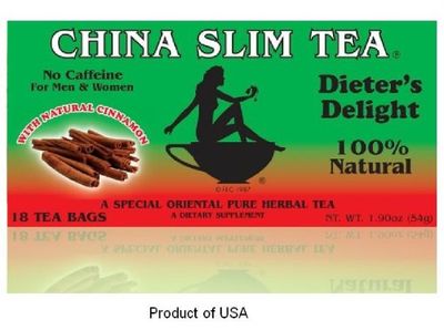 China Slim Tea With Natural Cinnamon 18 Teabags