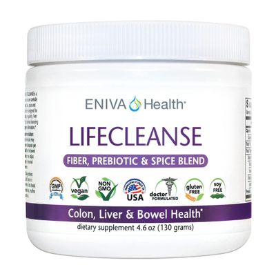 Eniva LifeCleanse Natural Fiber Complex Powder 4.23 oz