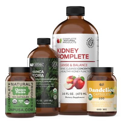 Kidney Complete Bundle - Full Kidney Cleanse Detox Support